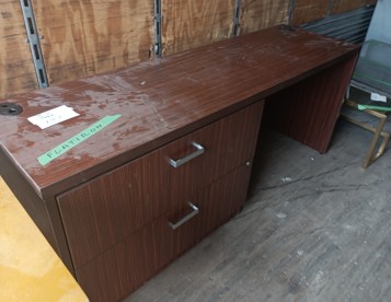 Brown desks x 3 $60.00 each 